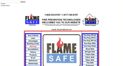 Desktop Screenshot of flame-safe.com