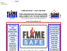 Tablet Screenshot of flame-safe.com